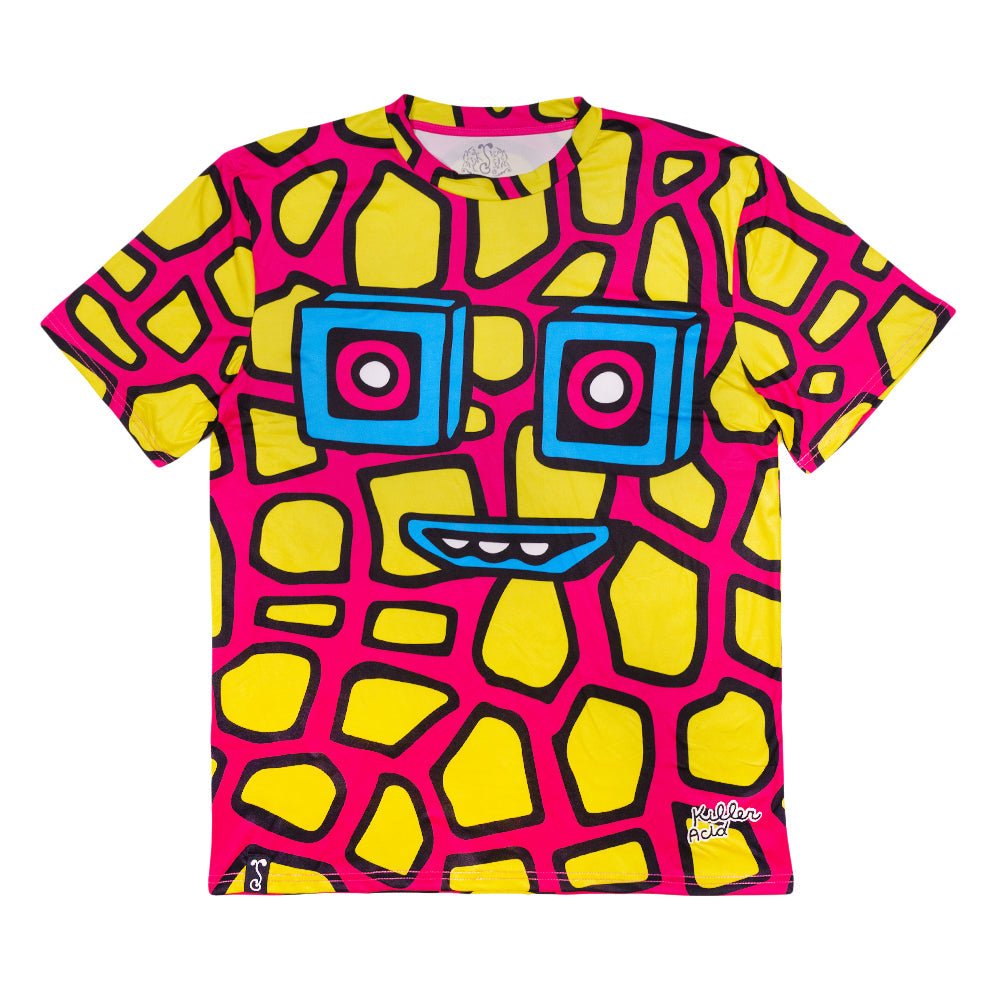 Killer Acid Mushroom Yellow T Shirt - Shop Avnu