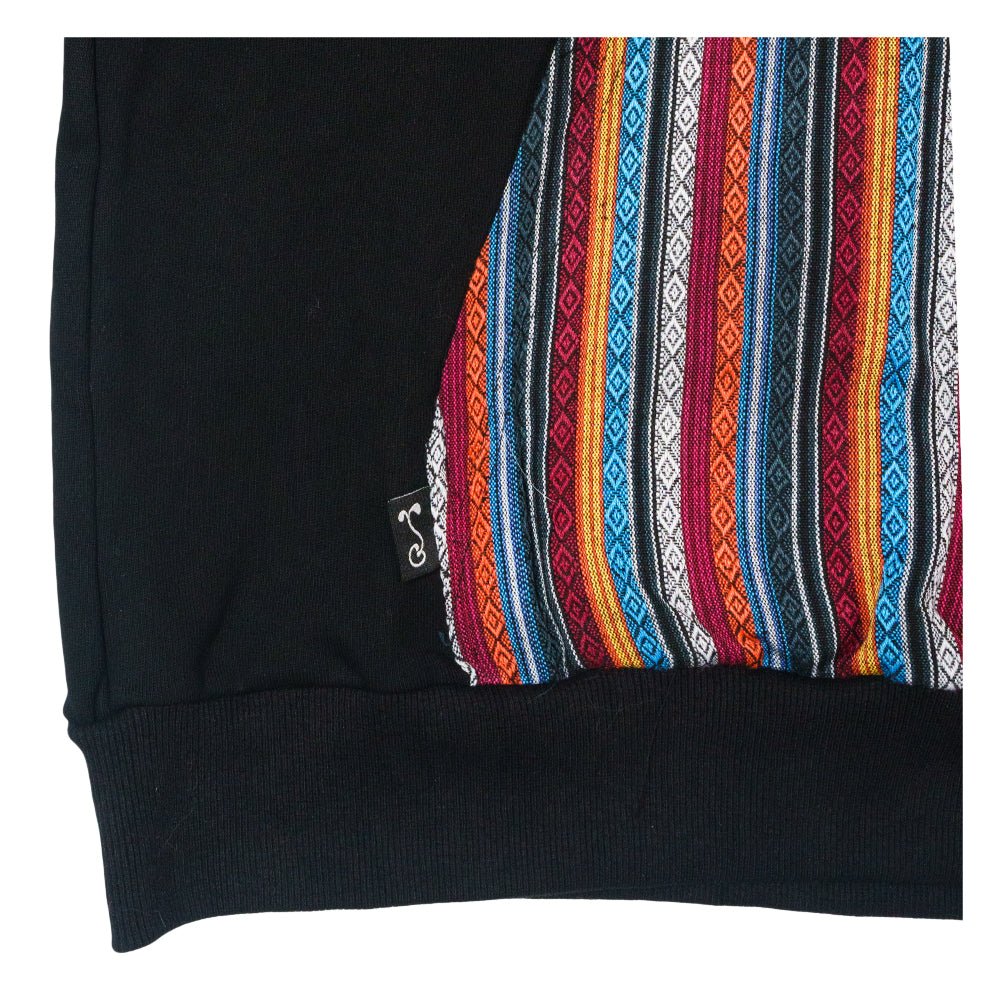 Removable Bear Taos Black Tall Pullover Hoodie - Shop Avnu