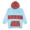 Removable Bear Phoenix Blue Tall Pullover Hoodie - Shop Avnu