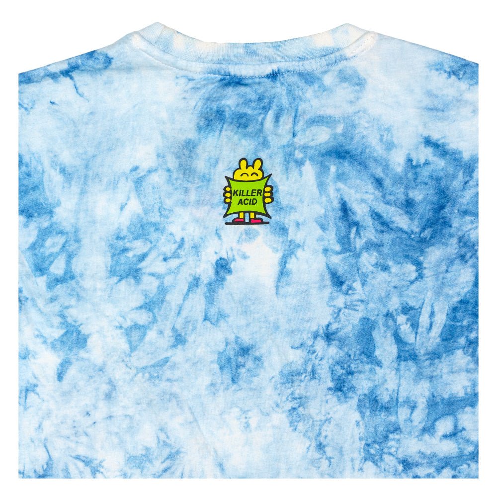 Killer Acid Mushroom Blue Tie Dye T Shirt - Shop Avnu