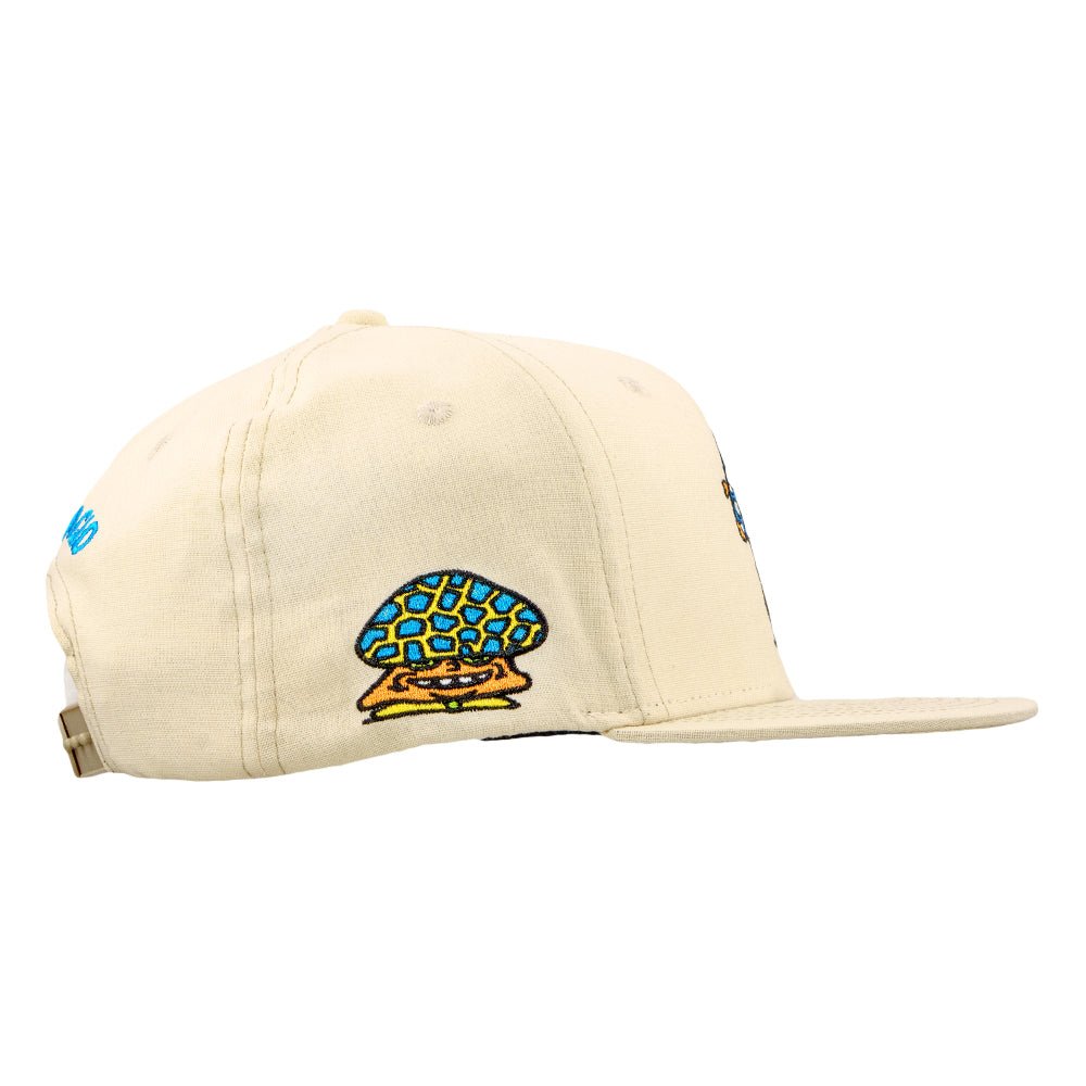 Killer Acid Mushroom Tan Snapback Hat - Shop Avnu