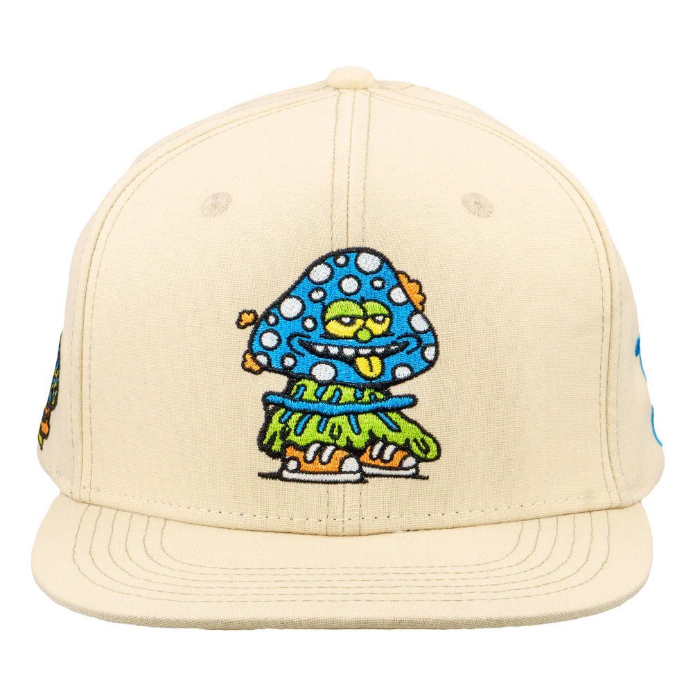 Killer Acid Mushroom Tan Snapback Hat - Shop Avnu