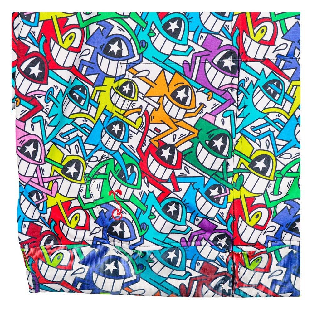 El Pez Smile Reversible Zip Up Hoodie - Shop Avnu