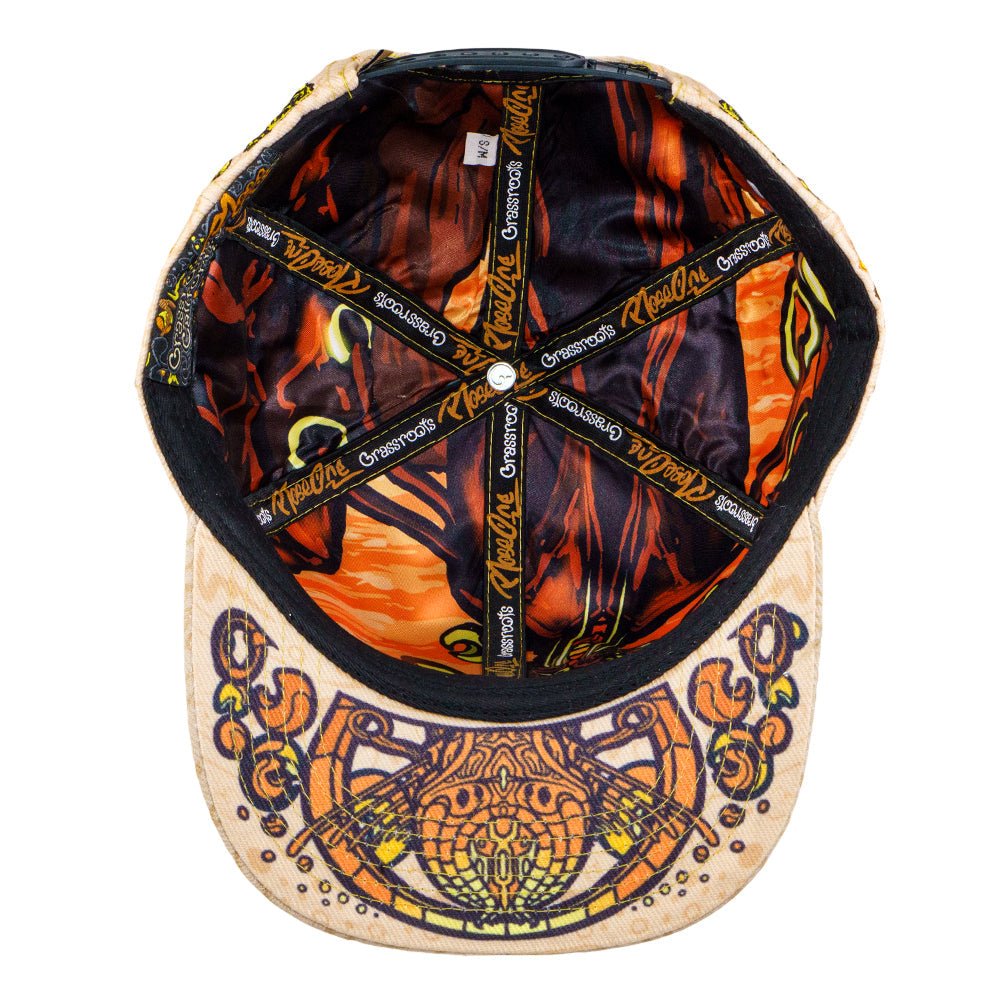 Rose One Tan Snapback Hat - Shop Avnu