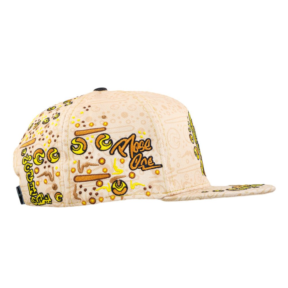 Rose One Tan Snapback Hat - Shop Avnu