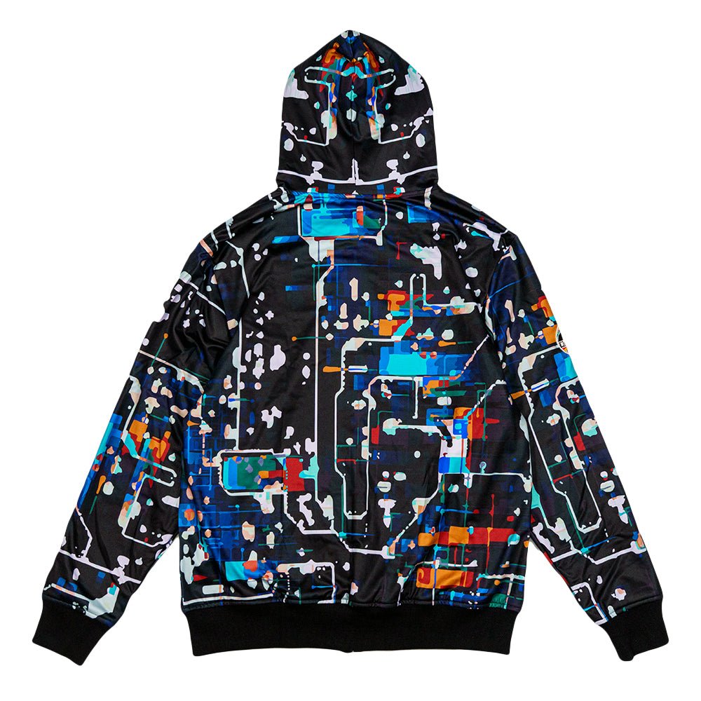 Lazer Shark Circuit Reversible Hoodie - Shop Avnu