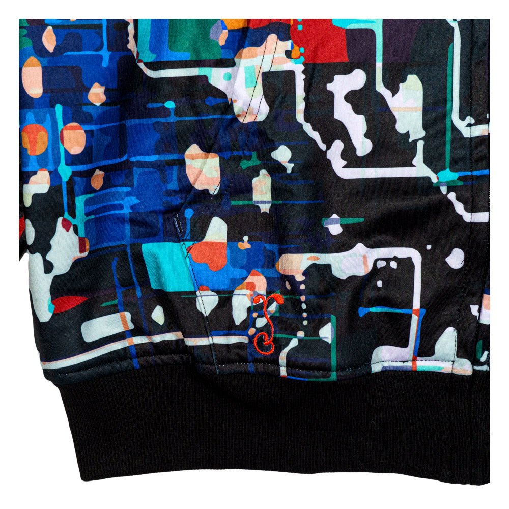 Lazer Shark Circuit Reversible Hoodie - Shop Avnu
