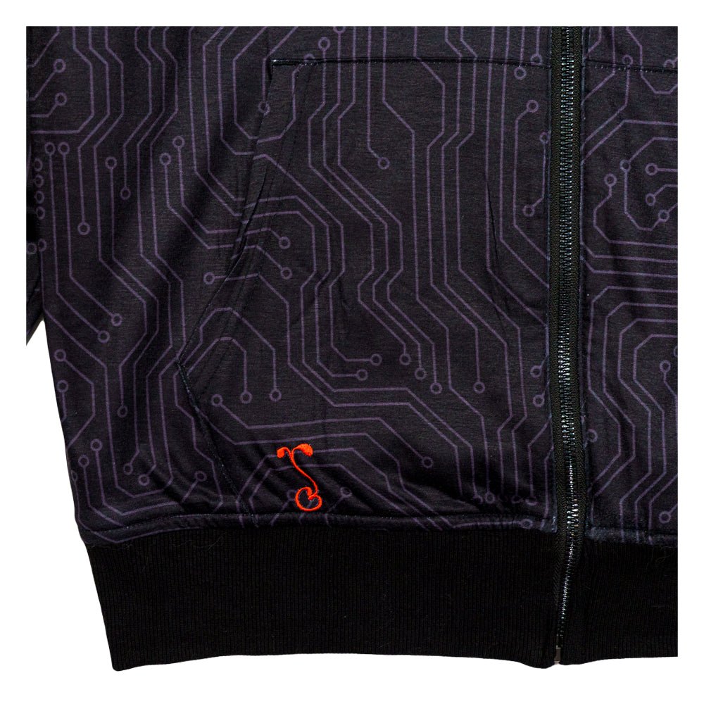 Lazer Shark Circuit Reversible Hoodie - Shop Avnu