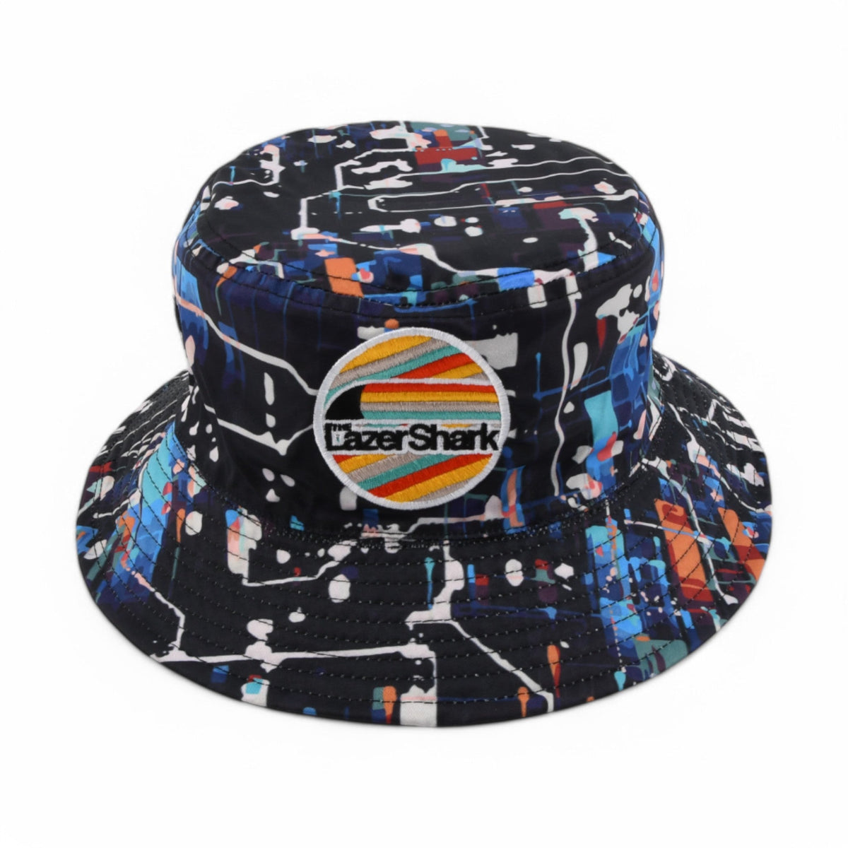 Lazer Shark Circuit Reversible Bucket Hat - Shop Avnu