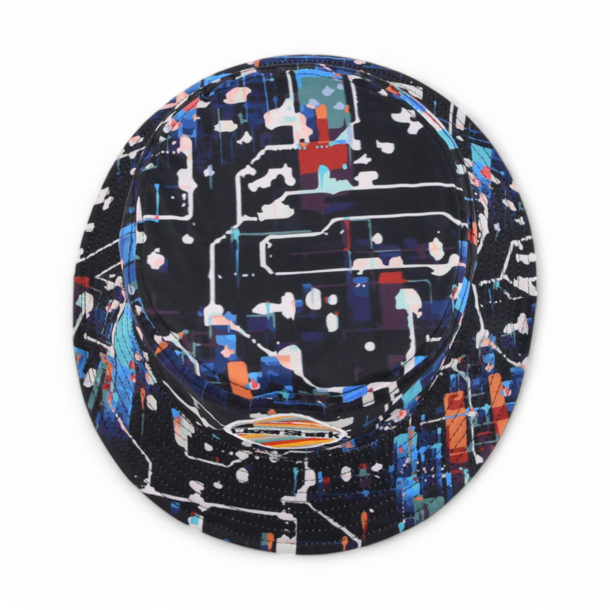 Lazer Shark Circuit Reversible Bucket Hat - Shop Avnu