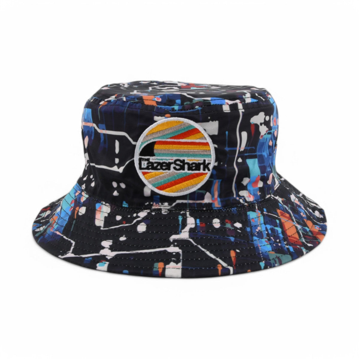 Lazer Shark Circuit Reversible Bucket Hat - Shop Avnu