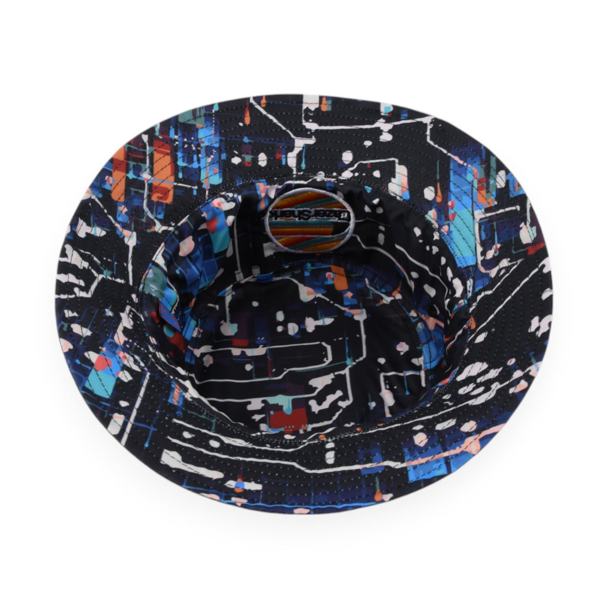 Lazer Shark Circuit Reversible Bucket Hat - Shop Avnu
