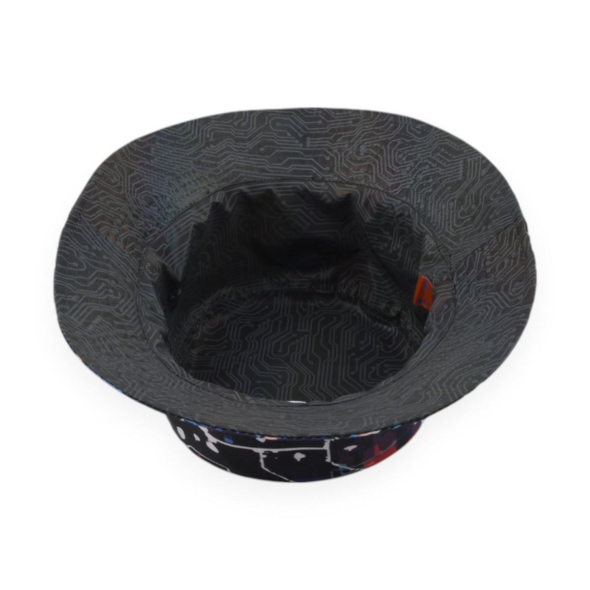 Lazer Shark Circuit Reversible Bucket Hat - Shop Avnu