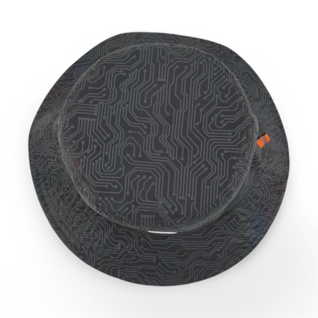 Lazer Shark Circuit Reversible Bucket Hat - Shop Avnu