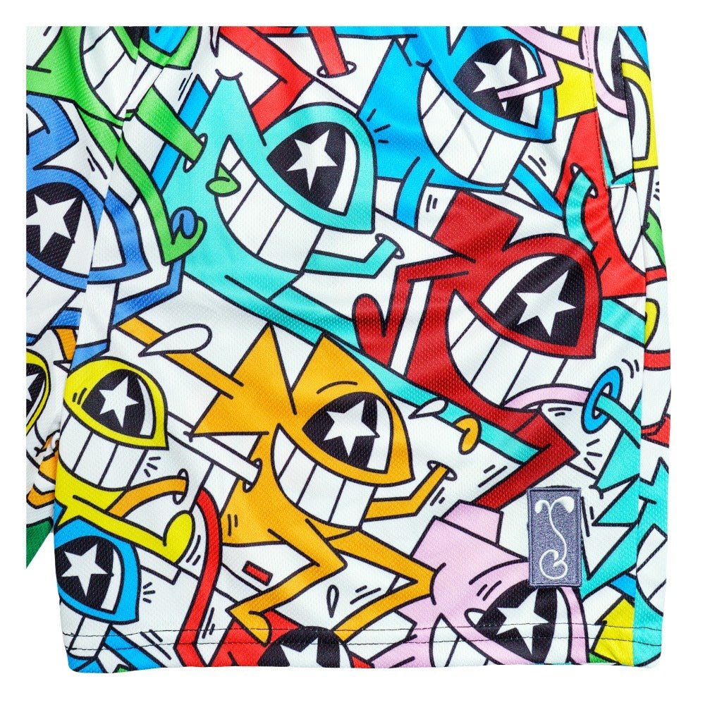 El Pez Smile Mesh Shorts - Shop Avnu