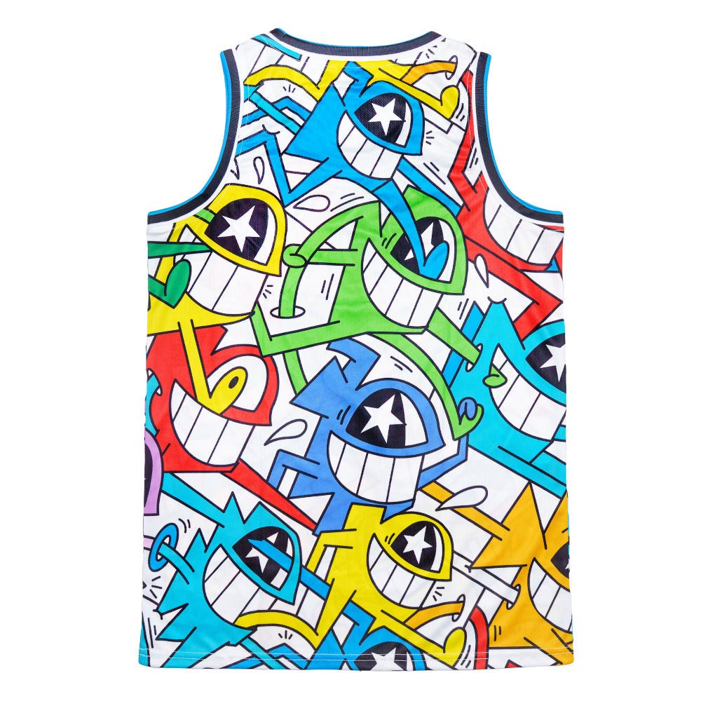 El Pez Smile Basketball Jersey - Shop Avnu