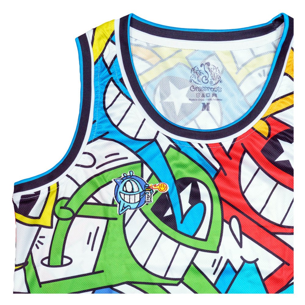 El Pez Smile Basketball Jersey - Shop Avnu