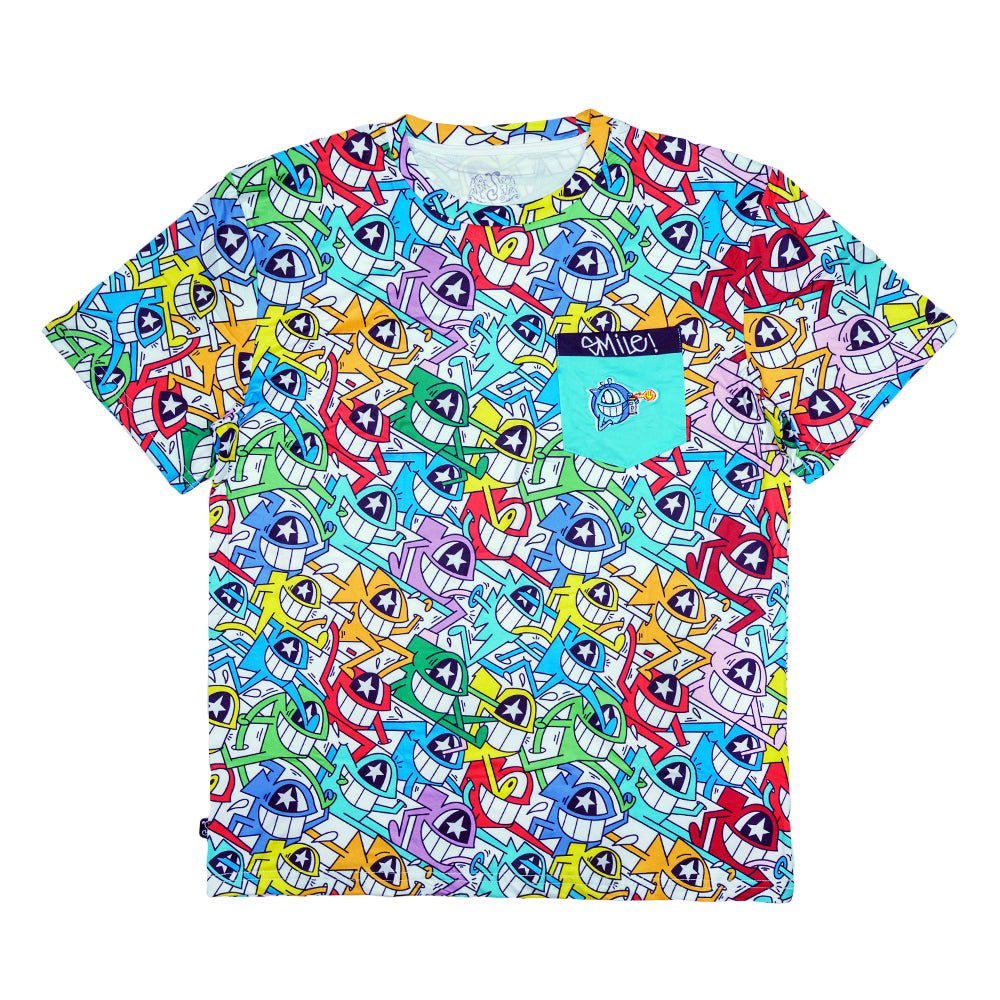El Pez Smile Pocket T Shirt - Shop Avnu