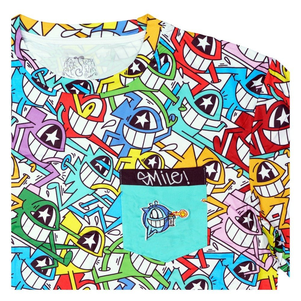 El Pez Smile Pocket T Shirt - Shop Avnu