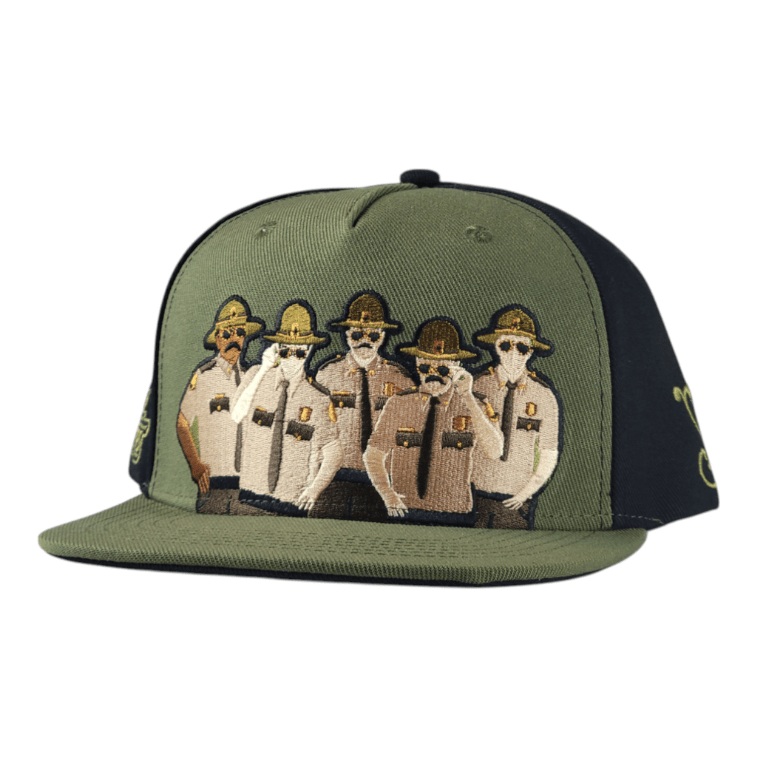 Super Troopers 3 Squad Green Snapback Hat - Shop Avnu
