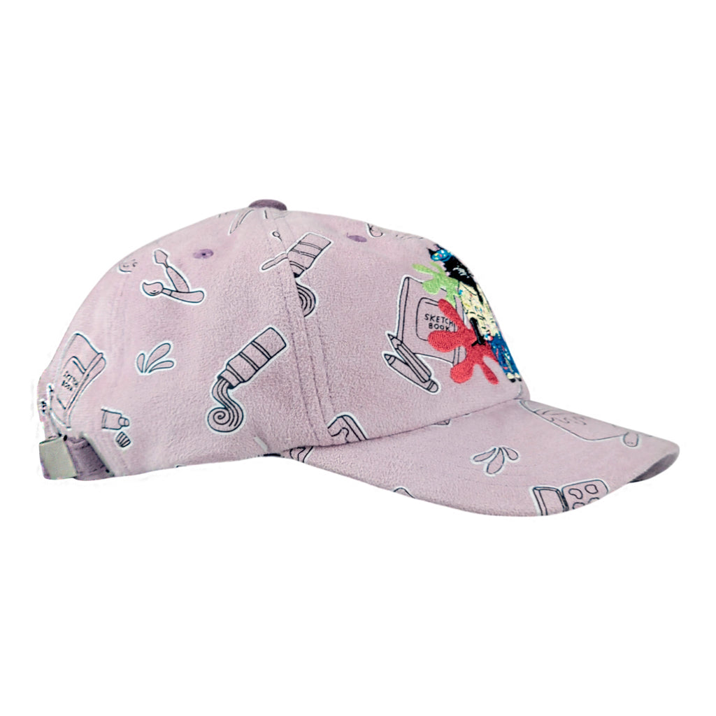 Leisure Cat Artin Around Lilac Dad Hat - Shop Avnu
