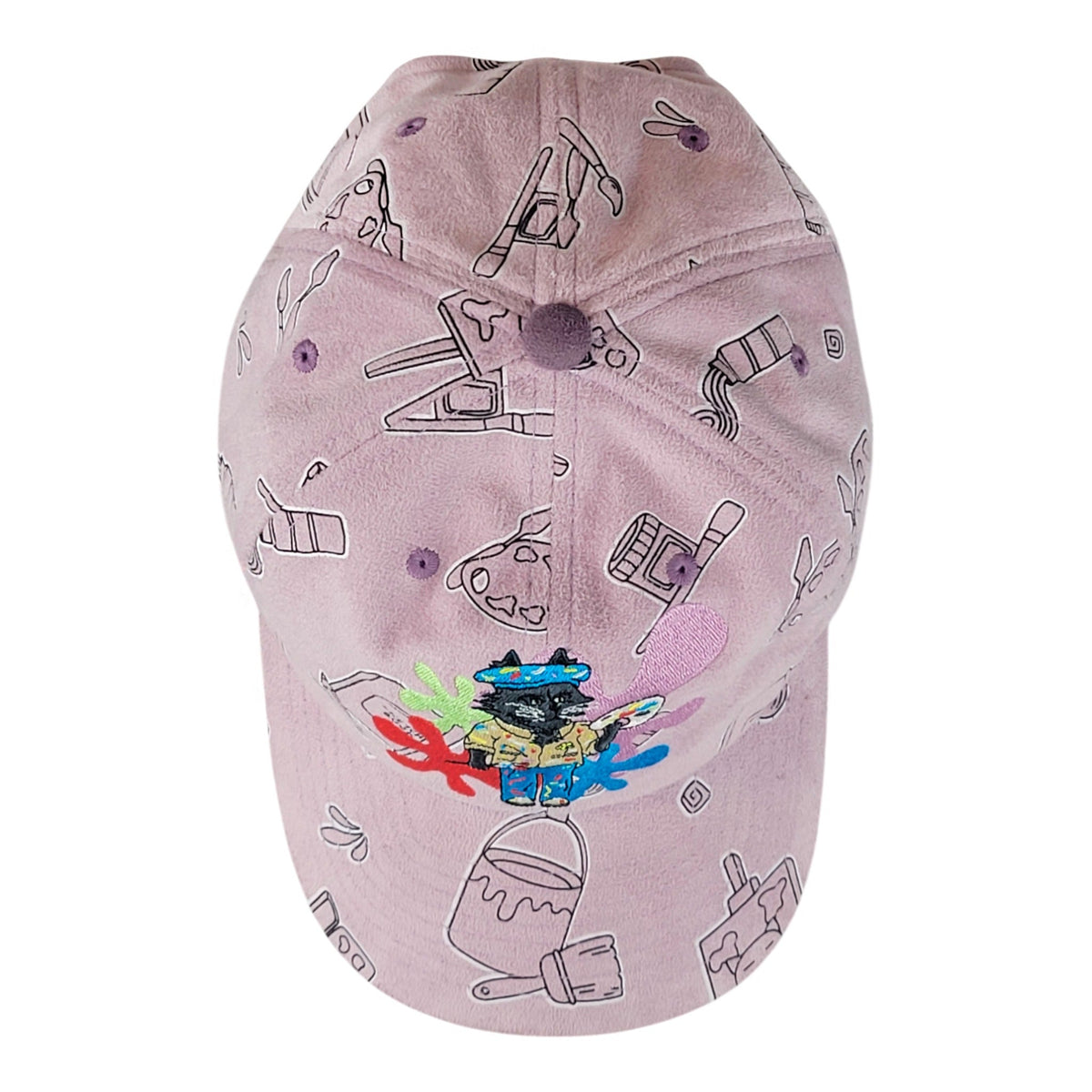 Leisure Cat Artin Around Lilac Dad Hat - Shop Avnu