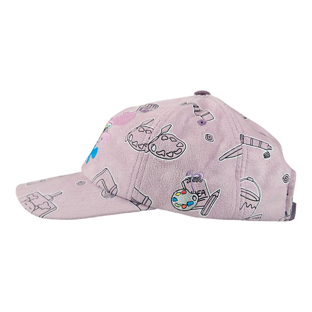 Leisure Cat Artin Around Lilac Dad Hat - Shop Avnu