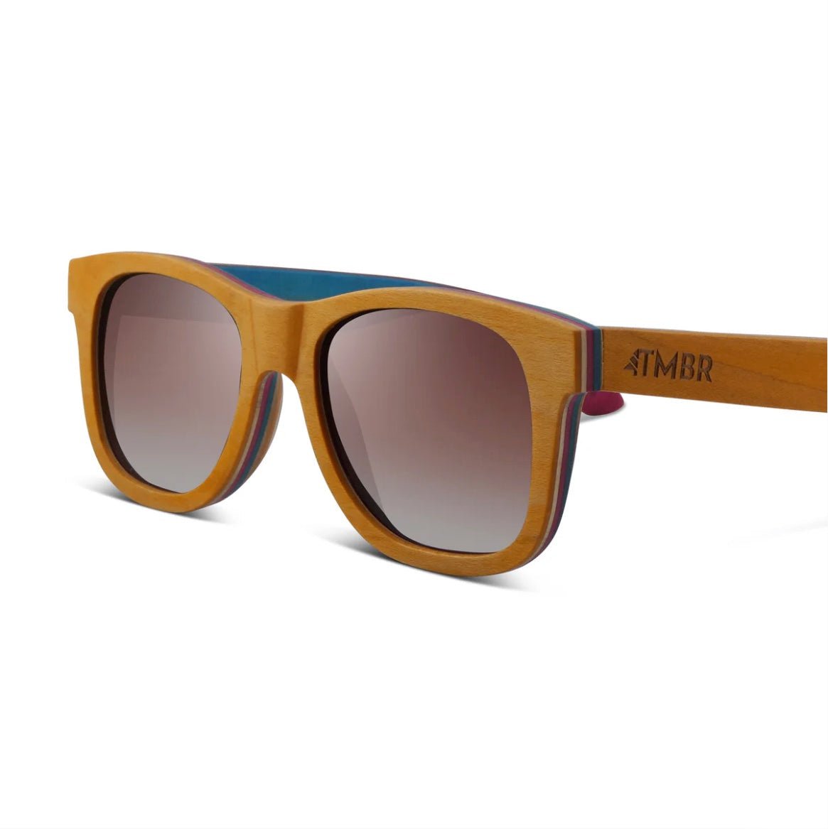 TMBR The Traveler Golden Sunglasses - Shop Avnu