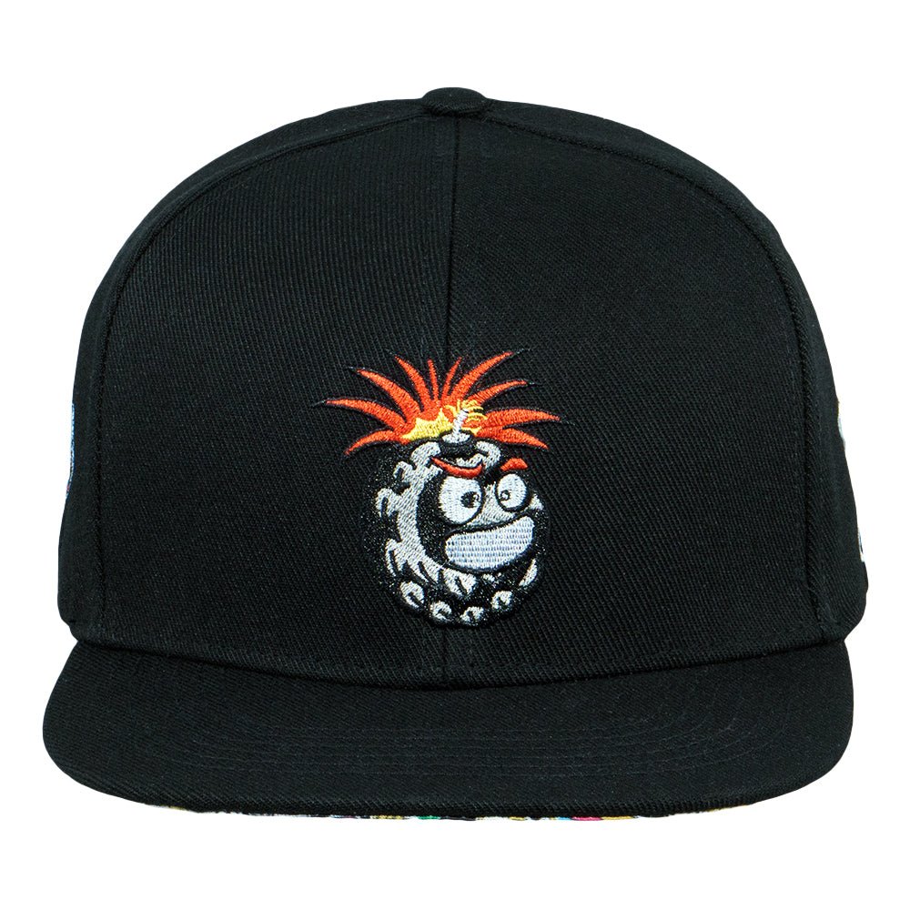 Greg Lutzka Pineapple Bomb Black Snapback Hat - Shop Avnu