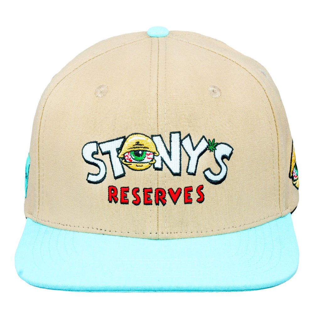 Stonys Reserves Biege Snapback Hat - Shop Avnu