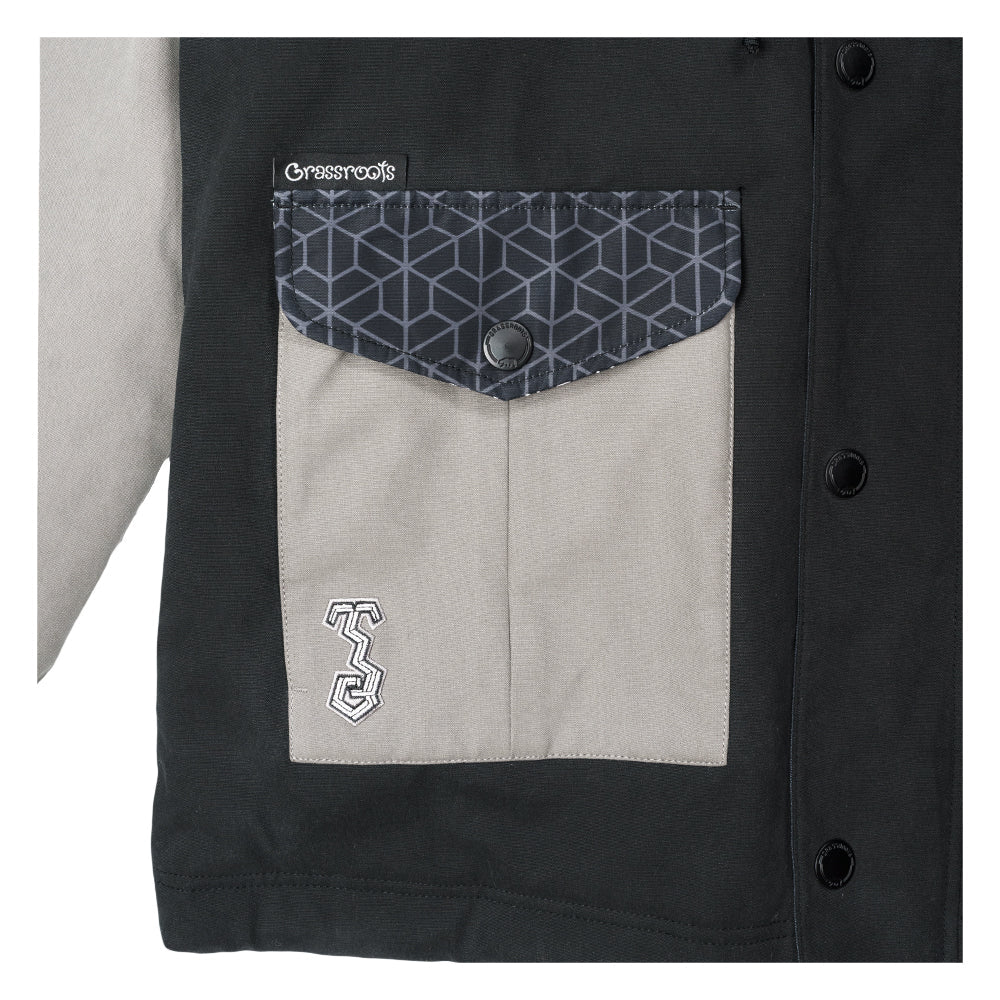 Isomatrix Black Sherpa Parka Jacket - Shop Avnu