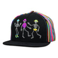 Dancing Skeletons Black Snapback Hat - Shop Avnu