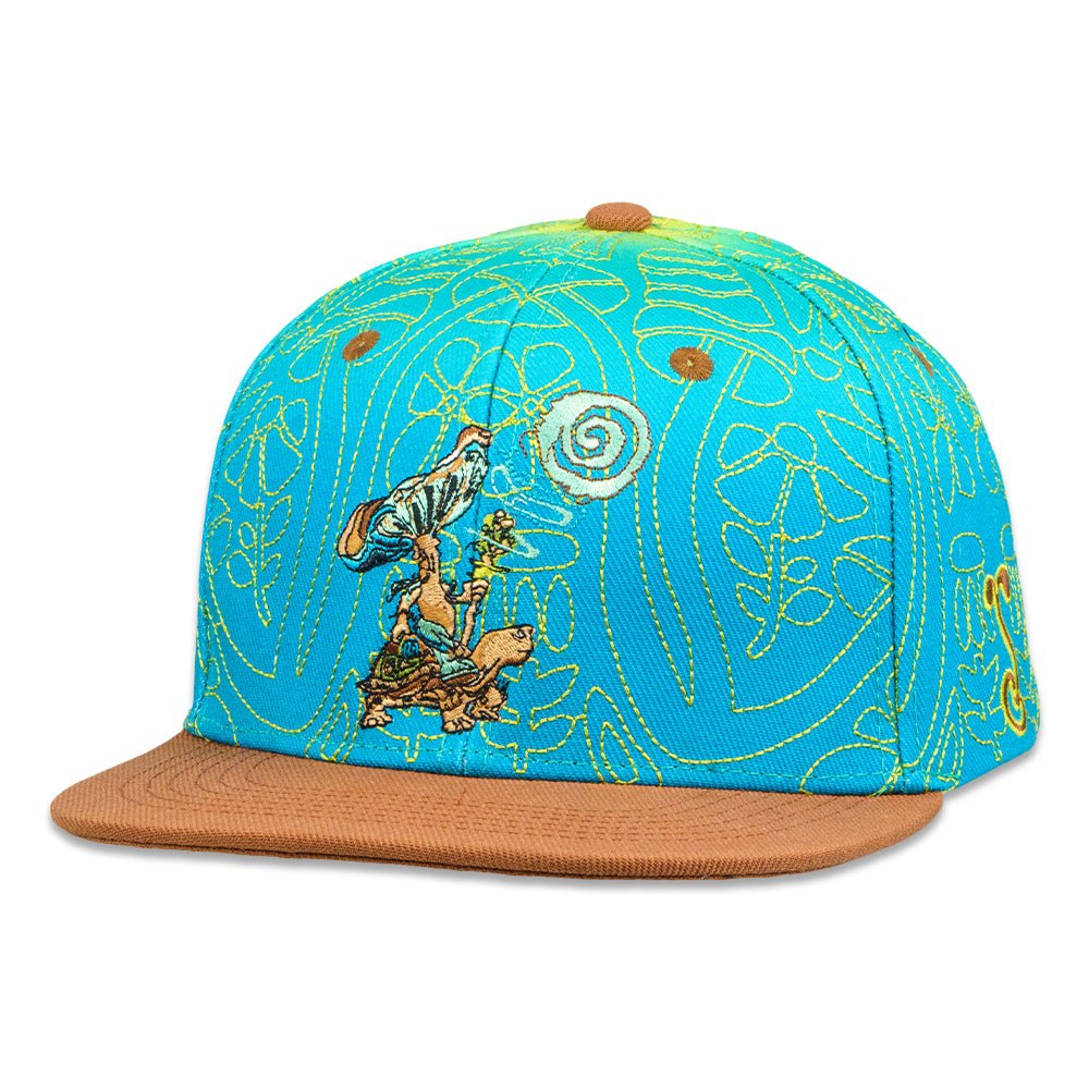 Kuhmali Mushroom Turtle Fitted Hat - Shop Avnu