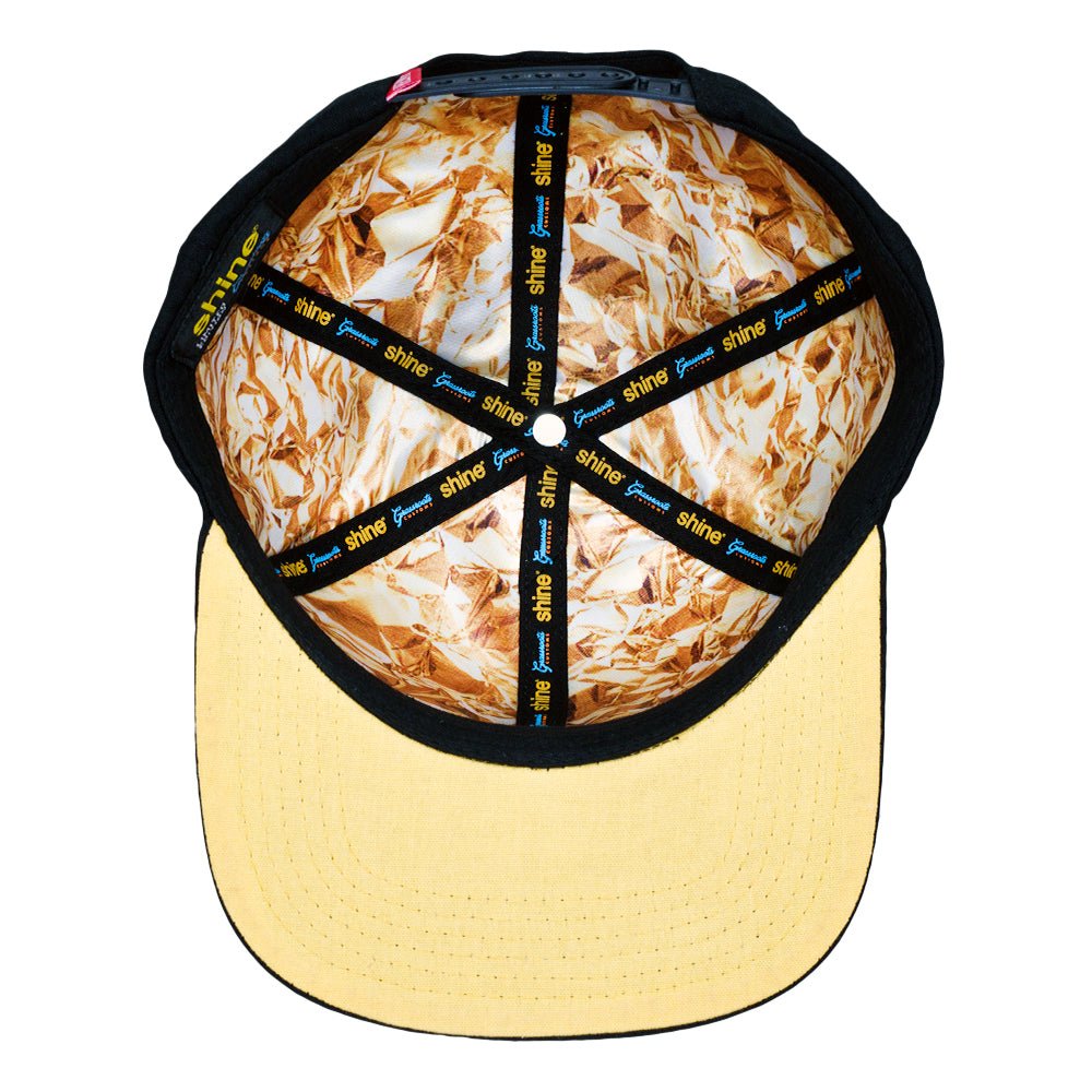 Shine Black Gold Snapback Hat - Shop Avnu