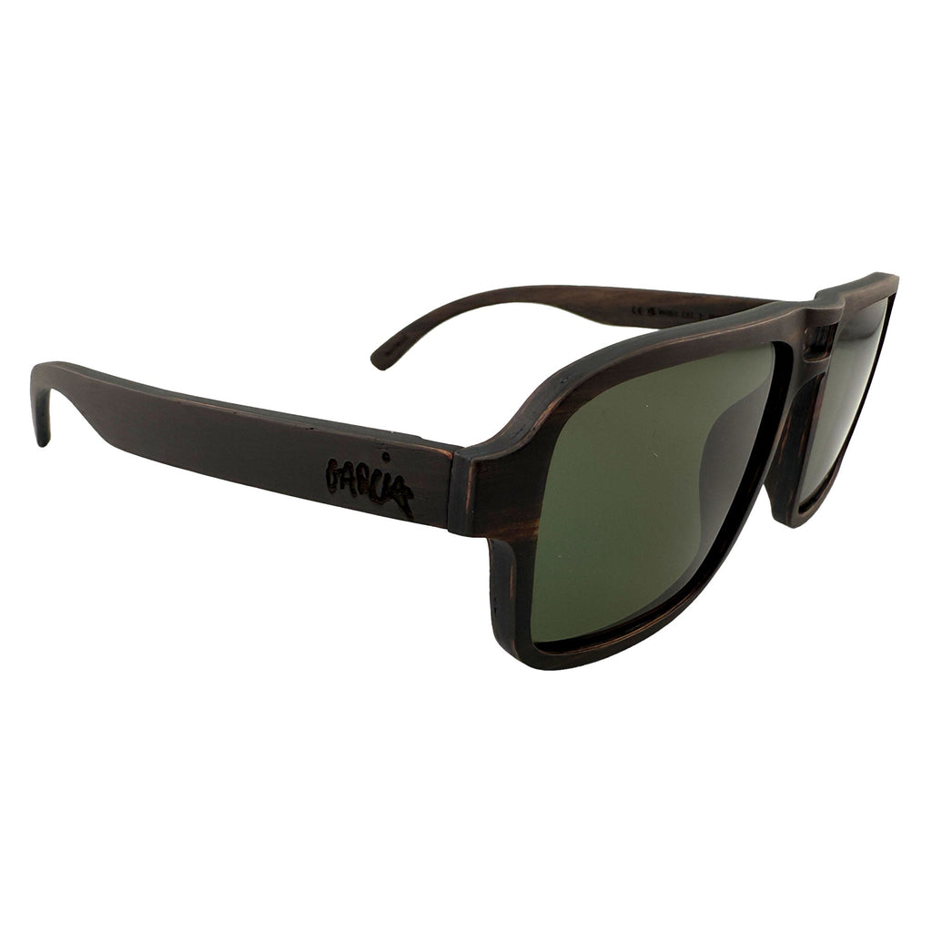 TMBR Jerry Garcia The Vintage Black w/ Green Sunglasses - Shop Avnu