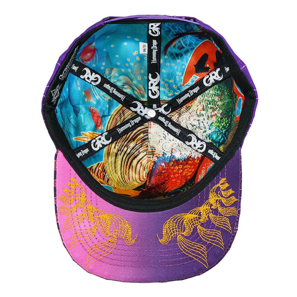 Android Jones Humming Dragon Purple Snapback Hat - Shop Avnu
