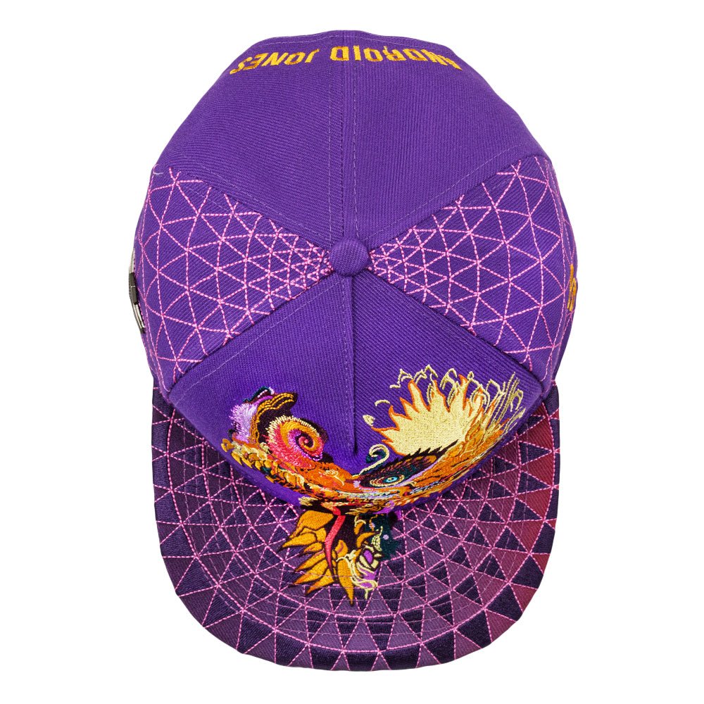 Android Jones Humming Dragon Purple Snapback Hat - Shop Avnu