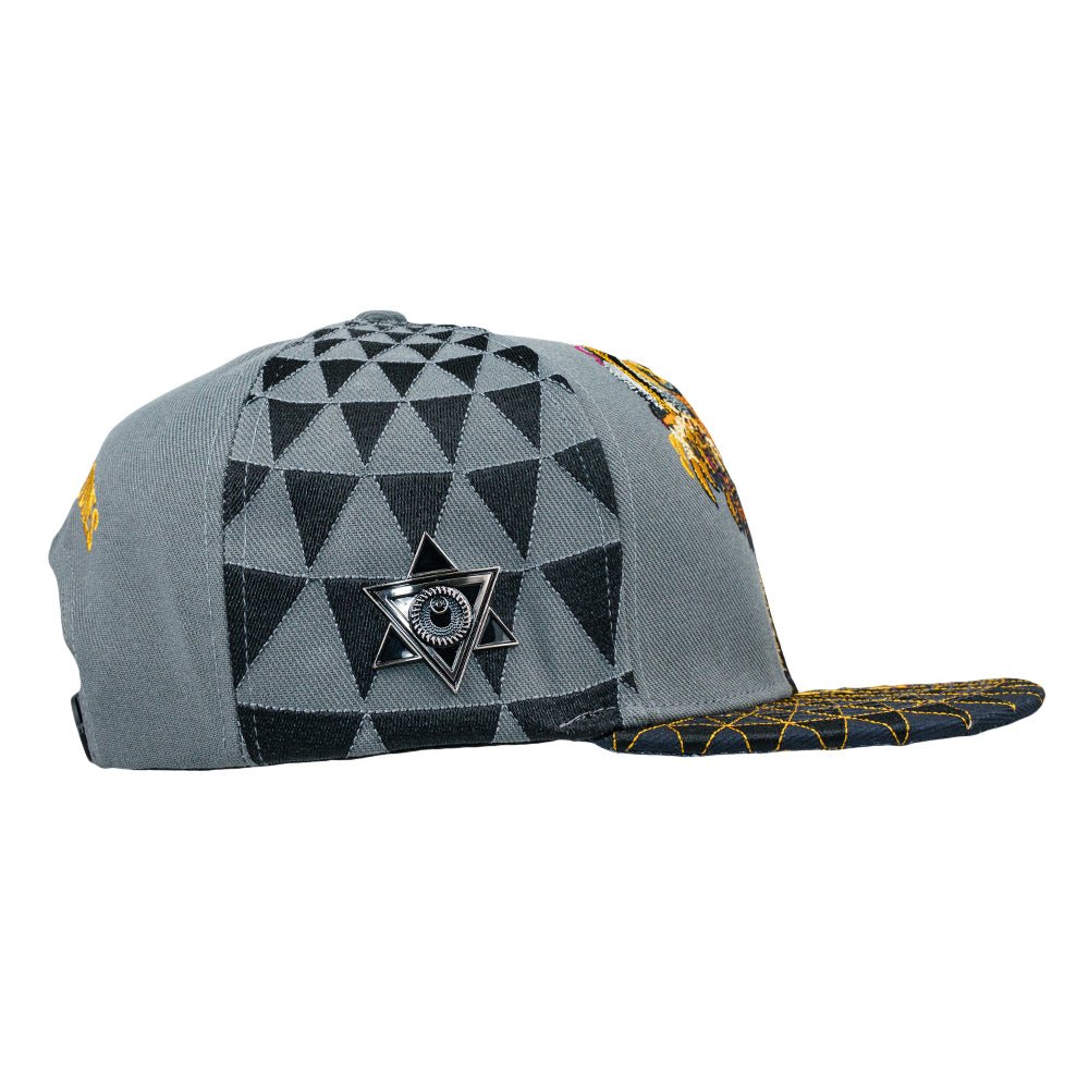 Android Jones Humming Dragon Grey Snapback Hat - Shop Avnu
