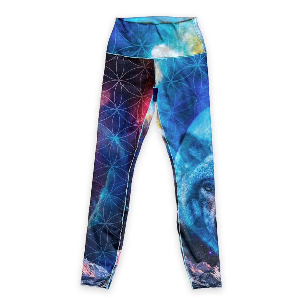 Colorado Threads Wolf Navy Leggings - Shop Avnu