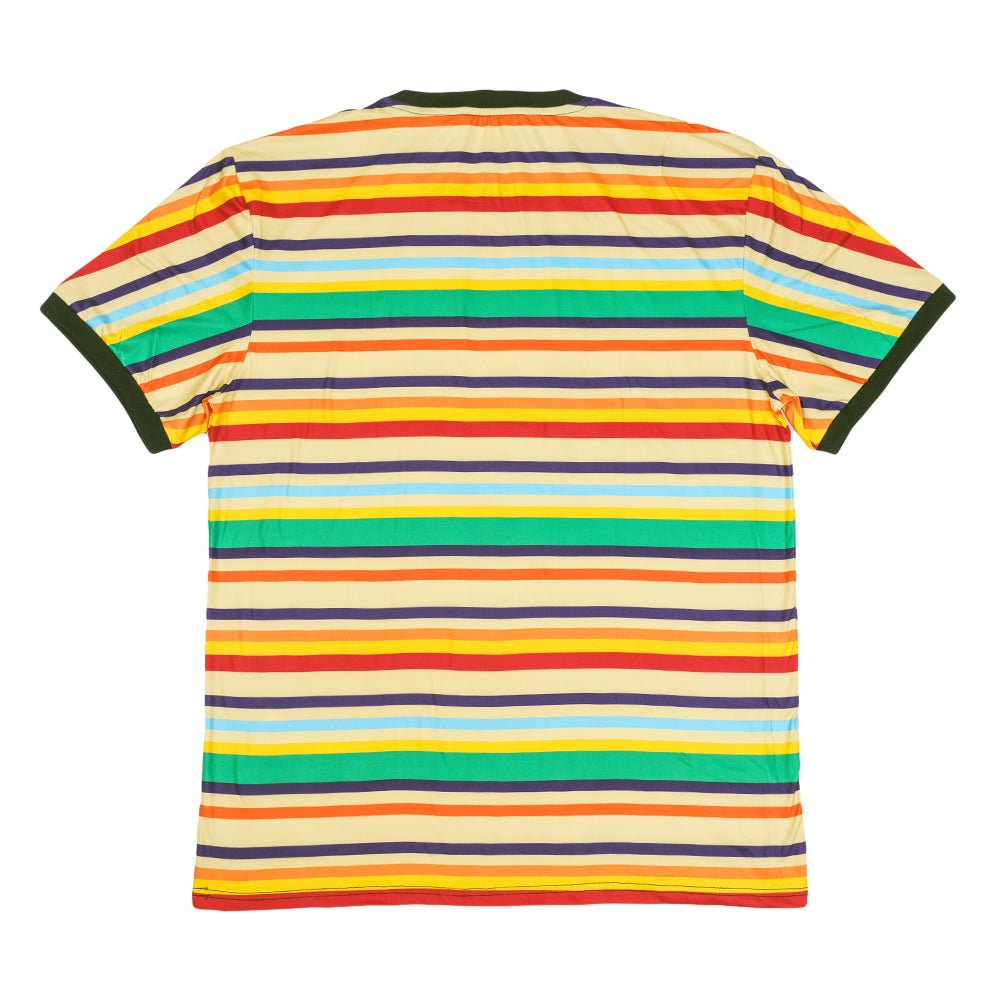 Dia De Los Muertos Sugar Skull Striped T Shirt - Shop Avnu