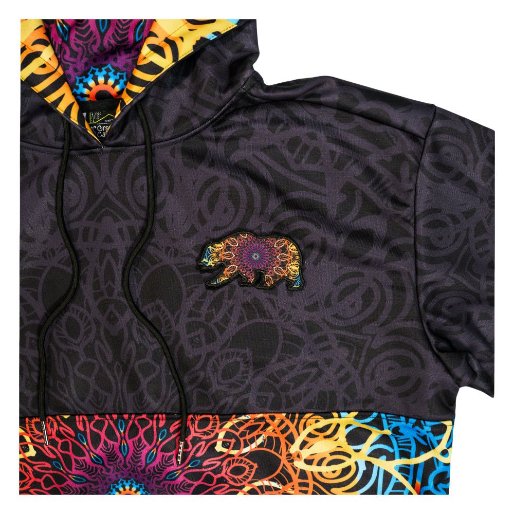 G Sprout Mandala Black Tall Pullover Hoodie - Shop Avnu