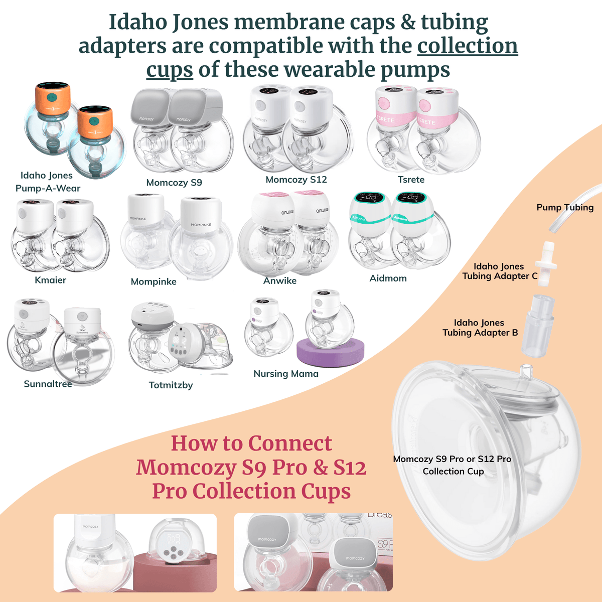 Tubing Adapters for Collection Cups - Shop Avnu