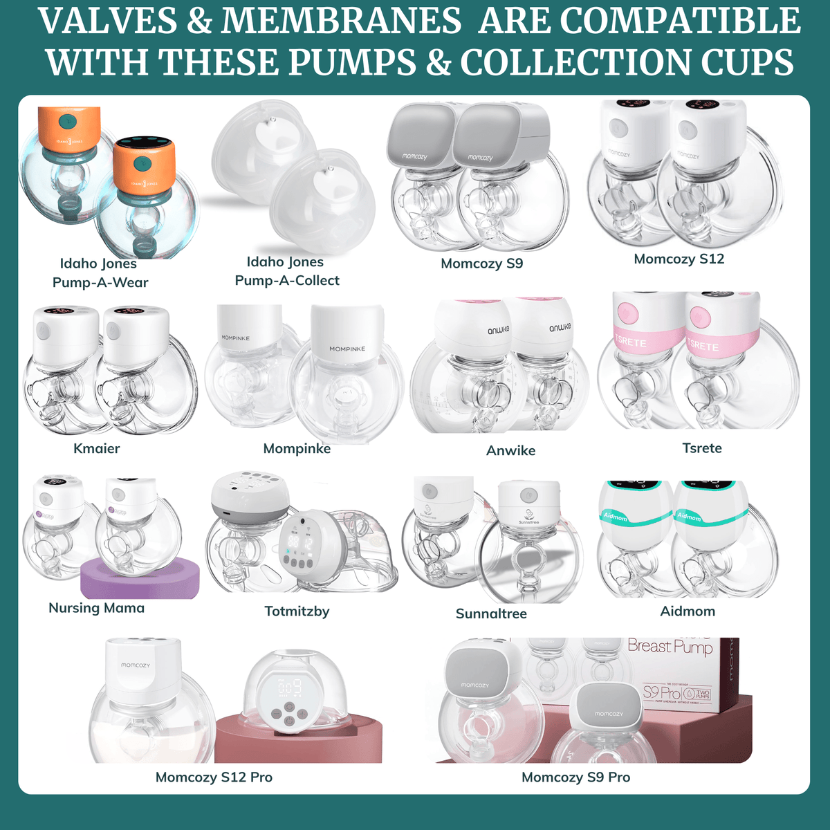 Duckbill Valves & Membranes for Wearable Breast Pumps - Shop Avnu