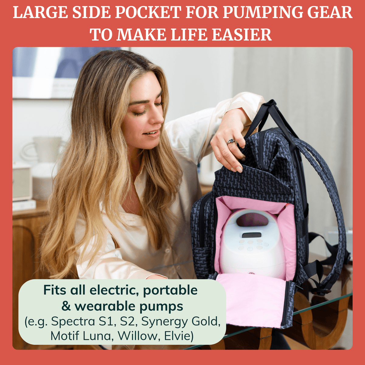 Breast Pump Bag Backpack - Chertsey - Shop Avnu