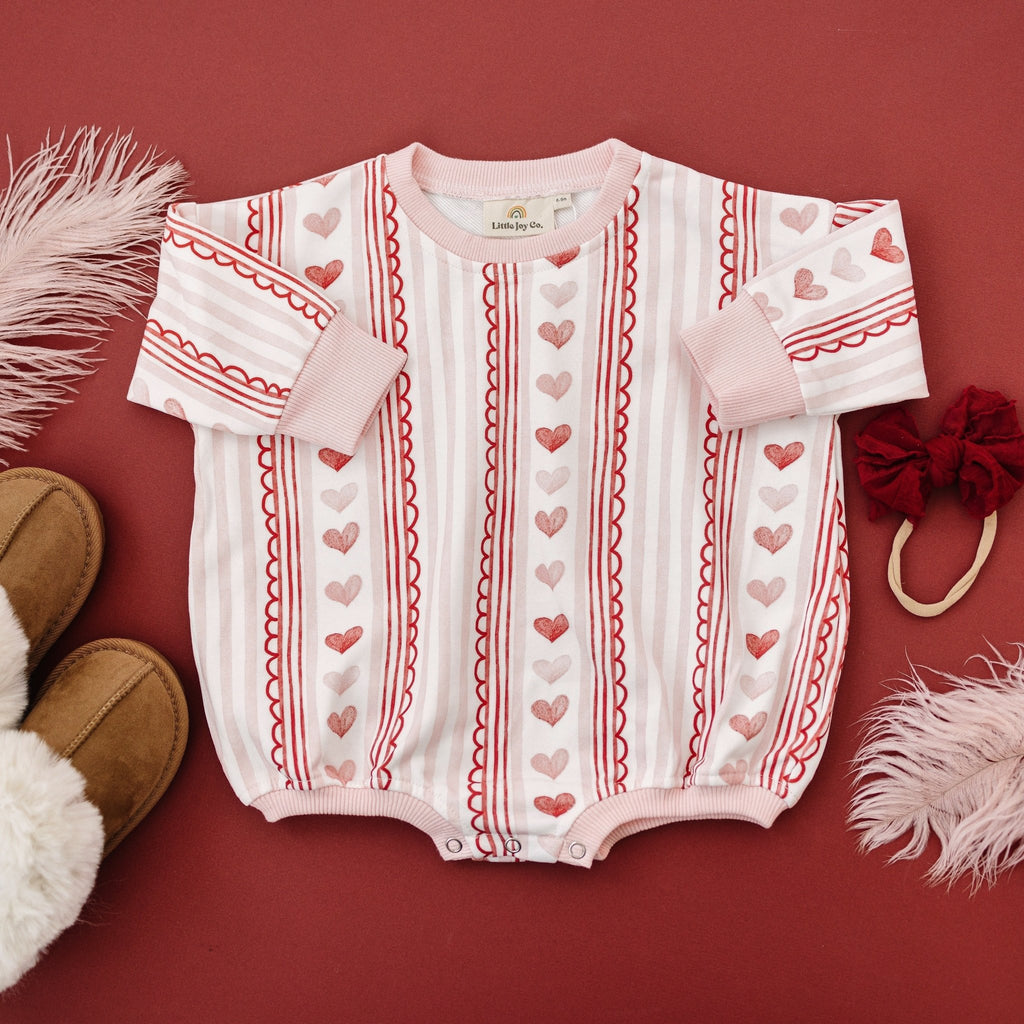 Laced with Love Sweatshirt Romper - Shop Avnu