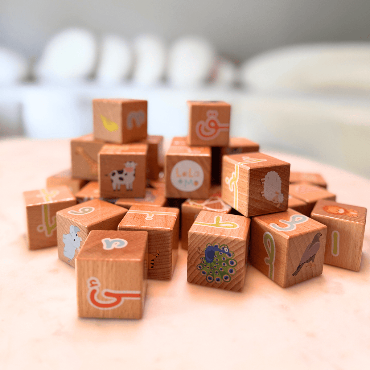 My First ARABIC ALPHABET Blocks with Dry Erase Activity Cards - Shop Avnu