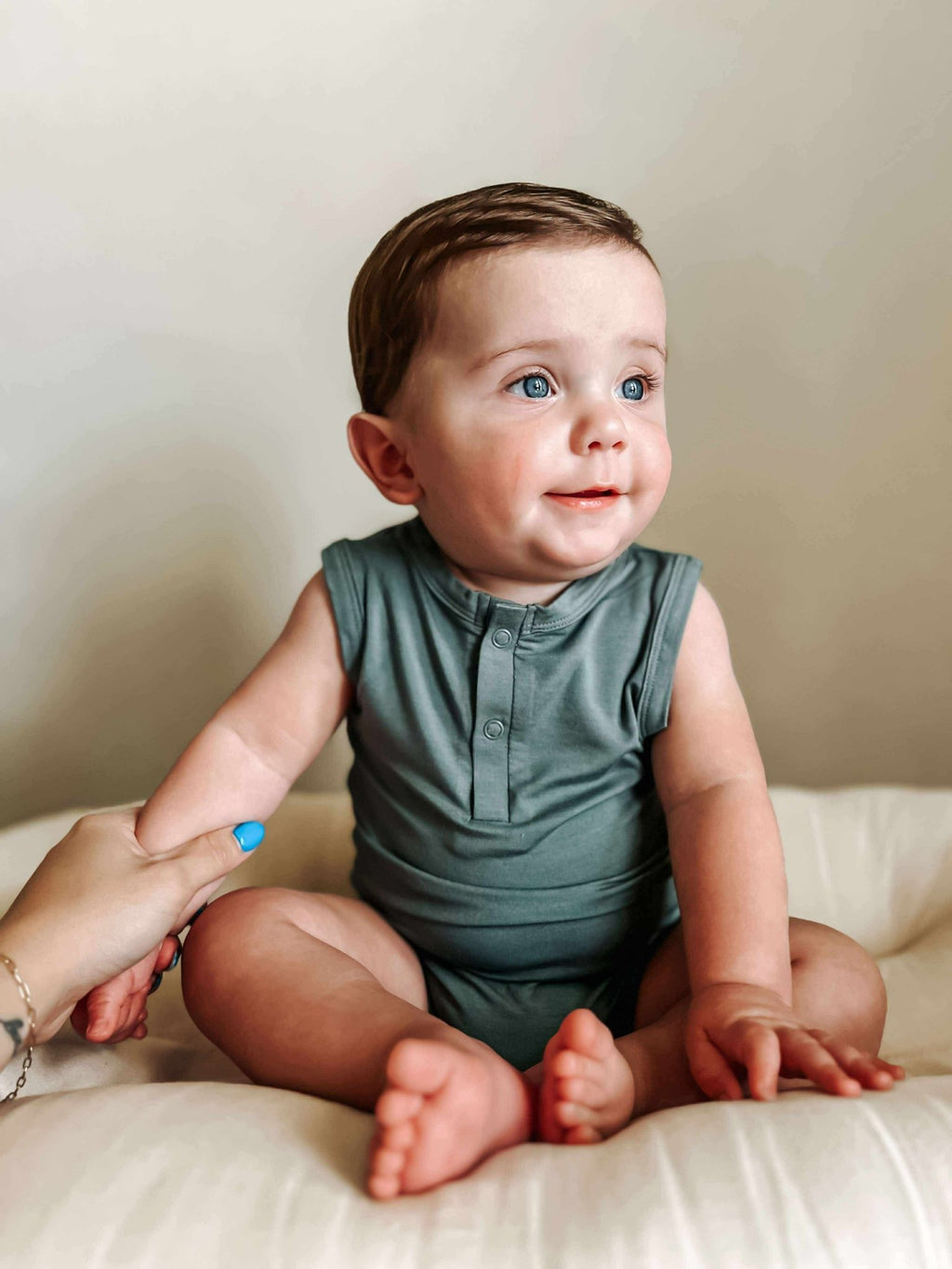 Bamboo Henley Romper - Shop Avnu