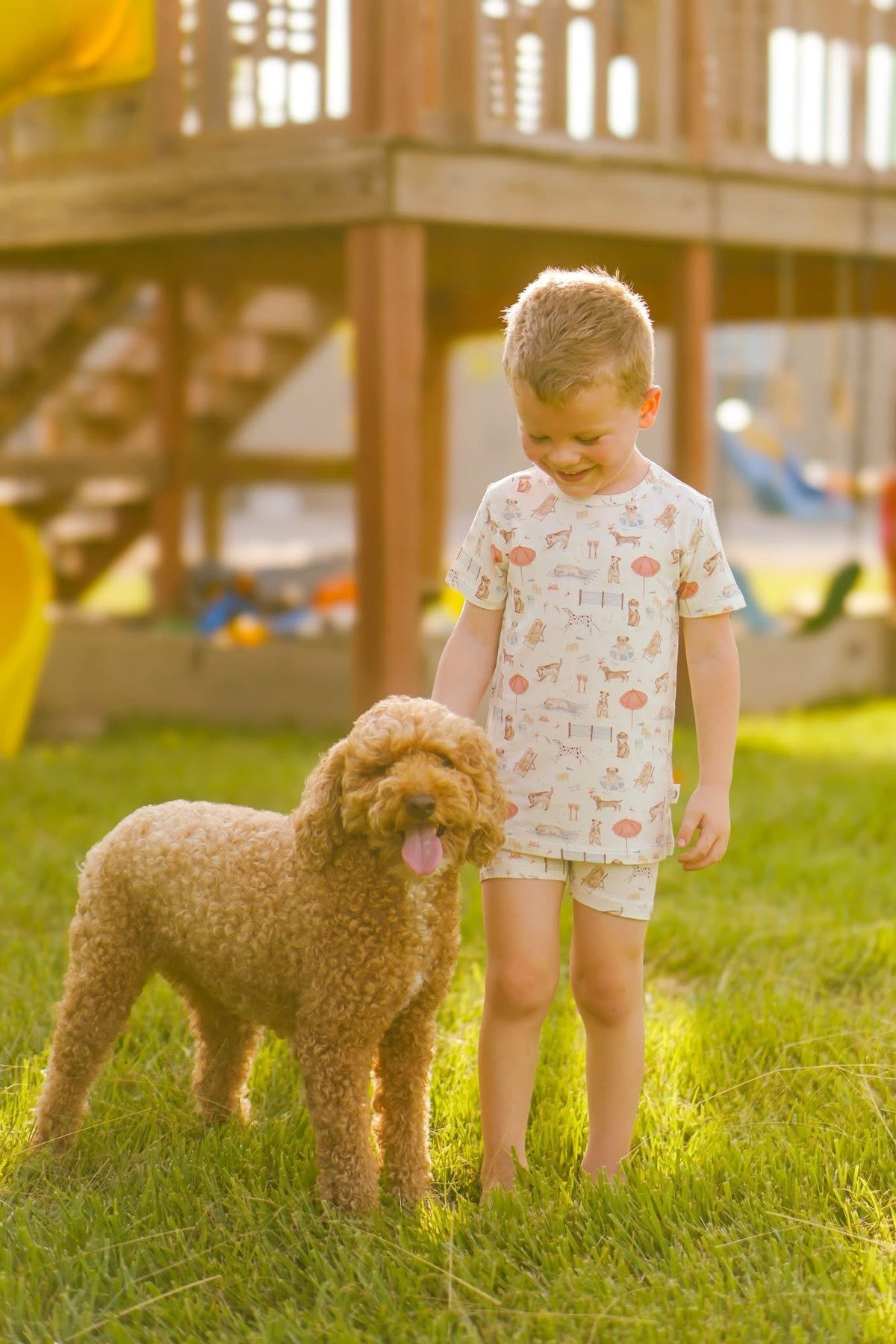 Beach Pawty 2pc Bamboo Pajamas - Shop Avnu