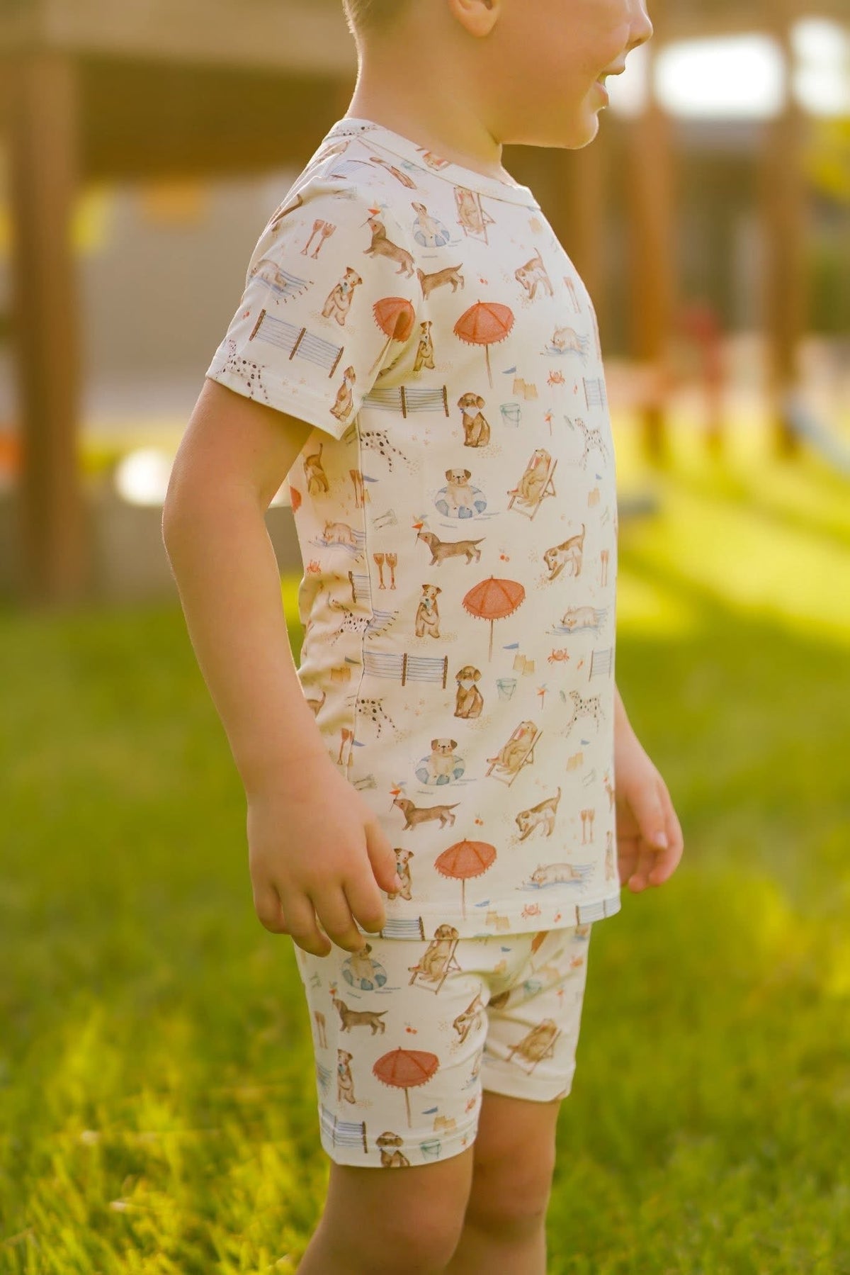 Beach Pawty 2pc Bamboo Pajamas - Shop Avnu