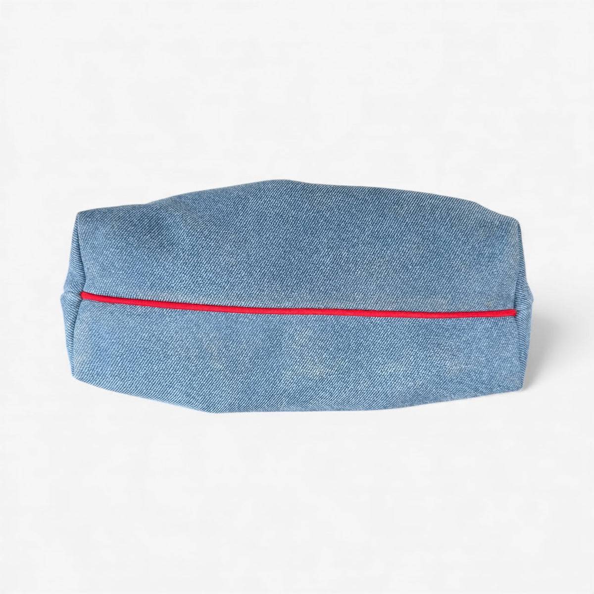 Blair-East West Shoulder Bag, Denim Leather